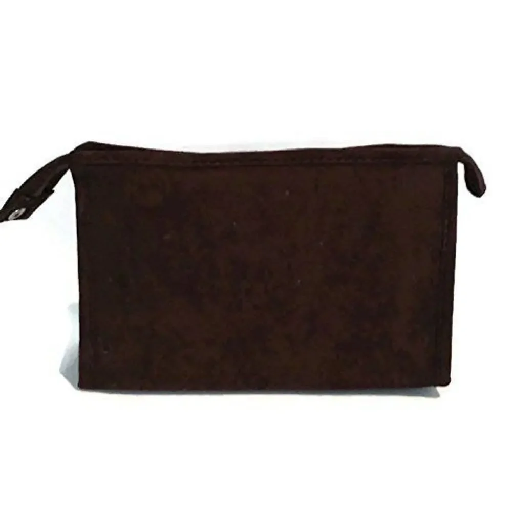 CROSSBODY BROWN Fringed Purse BOHEMIAN Luxury Gold Chain Charms Flower Gypsy NEW